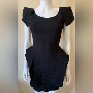Nasty Gal Peplum Dress Sz M